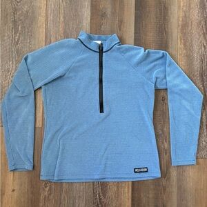 Melanzana Blue Quarter-Zip Sweatshirt